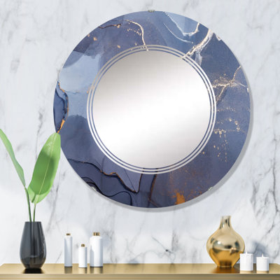 Miroir de salle de bain mural rond
