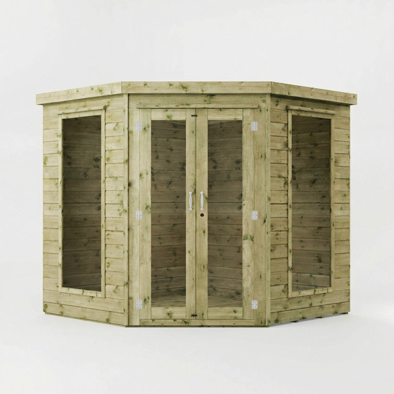 Mercia 7 x 7ft Premium Corner Summerhouse, No