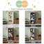 Bibliothèque 4 couches à tablettes ouvertes irrégulières-519552122
