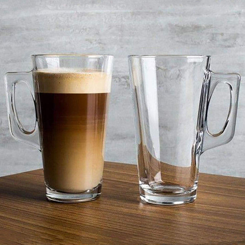 Anquetta Glass Coffee Mug, Set of 4