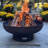 Harrogate Steel Wood Burning Fire Pit-1640684180
