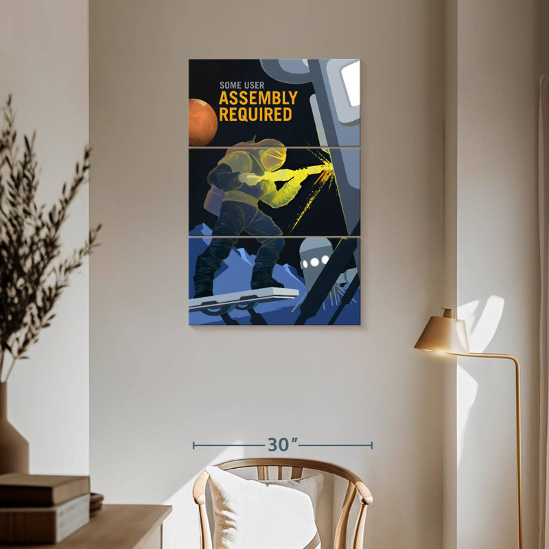 Oberle Mars Explorers Wanted Poster I, 57'' H x 36'' W