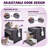 Extra Large Cat Litter Box With Mat, Plastic Standard Enclosed Litter Box , One-Way/ Free In& Out-93581547
