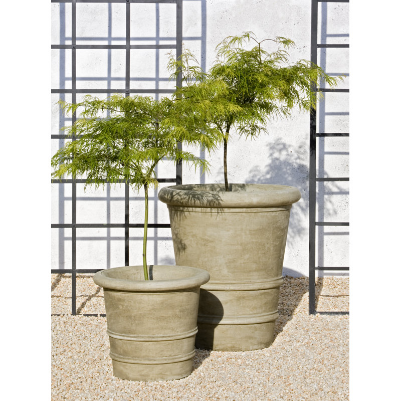 Urbino Pot Planter, Aged Limestone