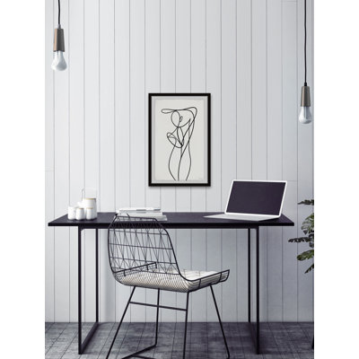 Body Outline - Single Picture Frame Painting