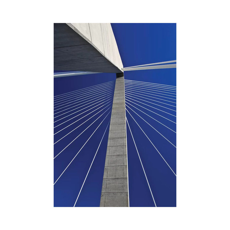 USA, South Carolina, Charleston. Looking Up At Arthur Ravenel Jr. Bridge Structure. by Jaynes Gallery - Wrapped Canvas Gallery-Wrapped Canvas Giclée