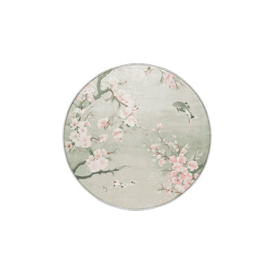 Machine Washable Beige Area Rug