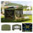 Pop up Gazebo Screen Tent, 12 x 12 ft Large 6-Sided Camping Canopy Tent with Removable Top & Carry Bag, Quick-Set & Bite-Proof, Screen House Sun Shelter for 8-10 Persons Backyard Patio, Green-121282828