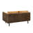 57.09'' Genuine Leather Loveseat Sofa with removable cushions-70411186