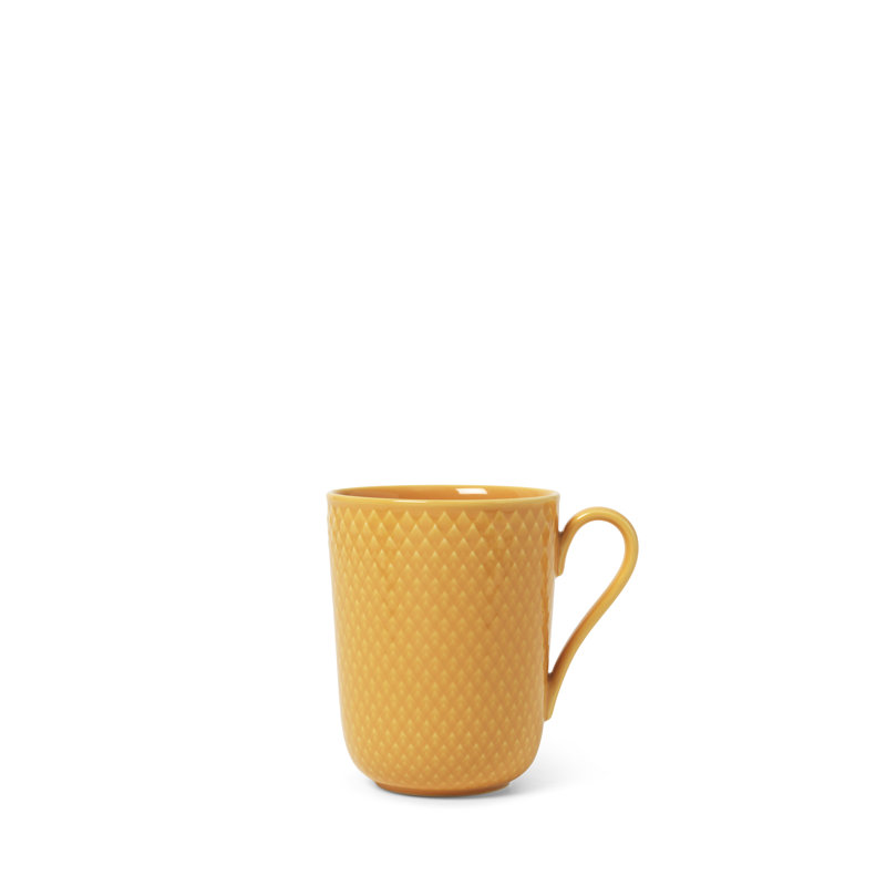 Porcelain Coffee Mug, Yellow