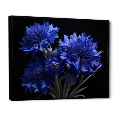 Blue Charming Cornflowers II - Floral Wall Art Prints