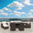 Algird 7 - Person Modular Patio Conversation Set with Cushions