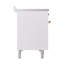 Cuisinière à induction 48 pouces avec 6 éléments à induction ILVE Nostalgie II Series (porte en verre)-805947487