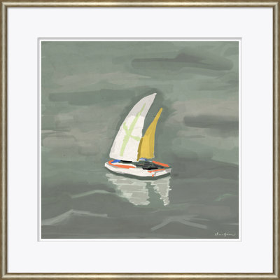 Yellow Sloop Giclee Print by Dana Gibson