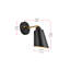 Diniz 1 - Light Dimmable Armed Sconce-1866240404