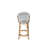 Classic Bistro Rattan Counter Stool – Backless Handcrafted Bar & Kitchen Seating, Indonesian-1513912185