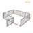 Full Size Wood Daybed Frame With Fence-658799020