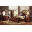 Table de chevet traditionnelle avec 2 tiroirs-409330030