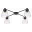 Plafonnier encastré 4 lumières 35,875 po Remy