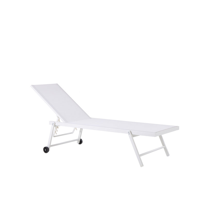 Deardorff 198cm Long Reclining Single Chaise, White