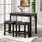 Set Of 2 Button Tufted Counter Height Saddle Stool-706407697