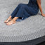Rayan Small Handwoven Round Indoor/Outdoor Rug in Grey-69995783