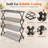 4-Tier Folding Cooling Rack for Baking and Cookies