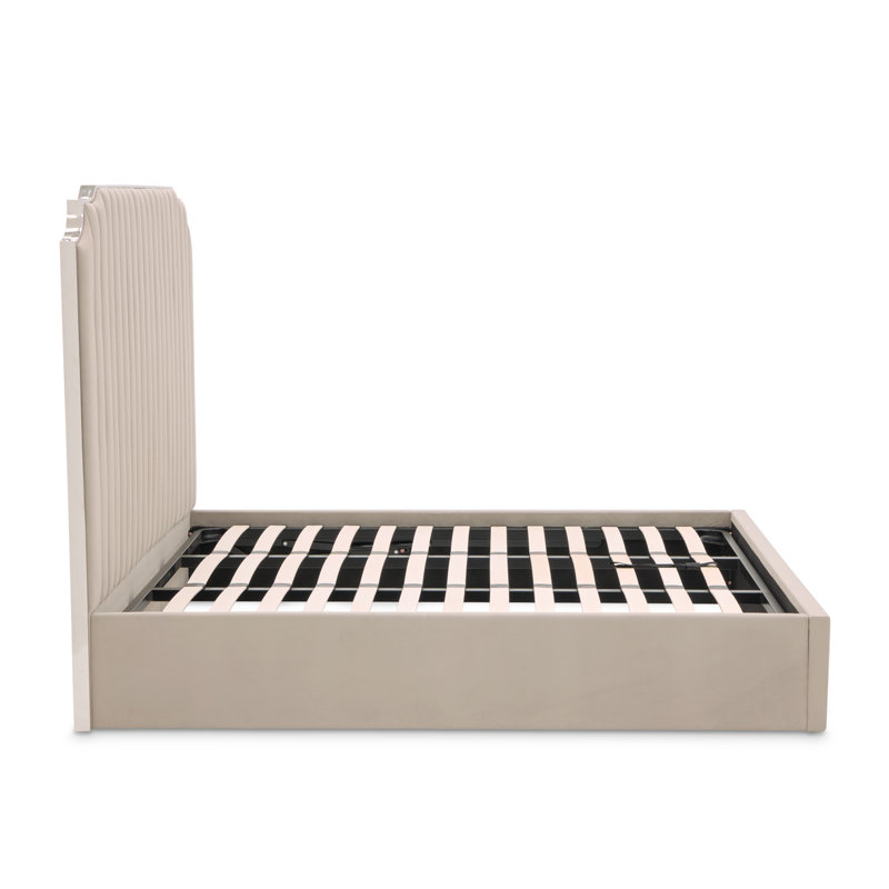Amaryllis Velvet Bed, Queen
