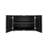 Black 2 Door Steel Printer Cabinet With Smooth Spray Surface And High Strength Magnetic Suction Office Mobile File Cabinets - 4 Wheels Secure Storage-612680273