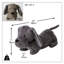 2 bouchons de porte pour chiot teckel long 2 pièces, 15 pouces