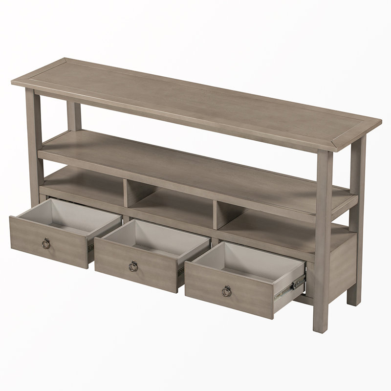Console 57,79 po Jahnel, gris