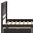 Platform Storage Bed,Drawers With Wheels-1899246594