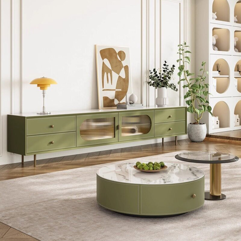 Meuble télé Modern Green, 94.49