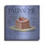 Art mural en métal luxueux «Patisserie 6» par Fiona Stokes-Gilbert, 24 po x 24 po-1786501247