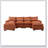 Large Chenille Fabric U-Shape Sectional Sofa-1433264285