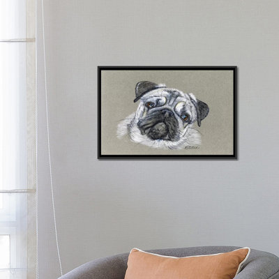 « carlin » par jennifer redstreake, impression sur toile tendue