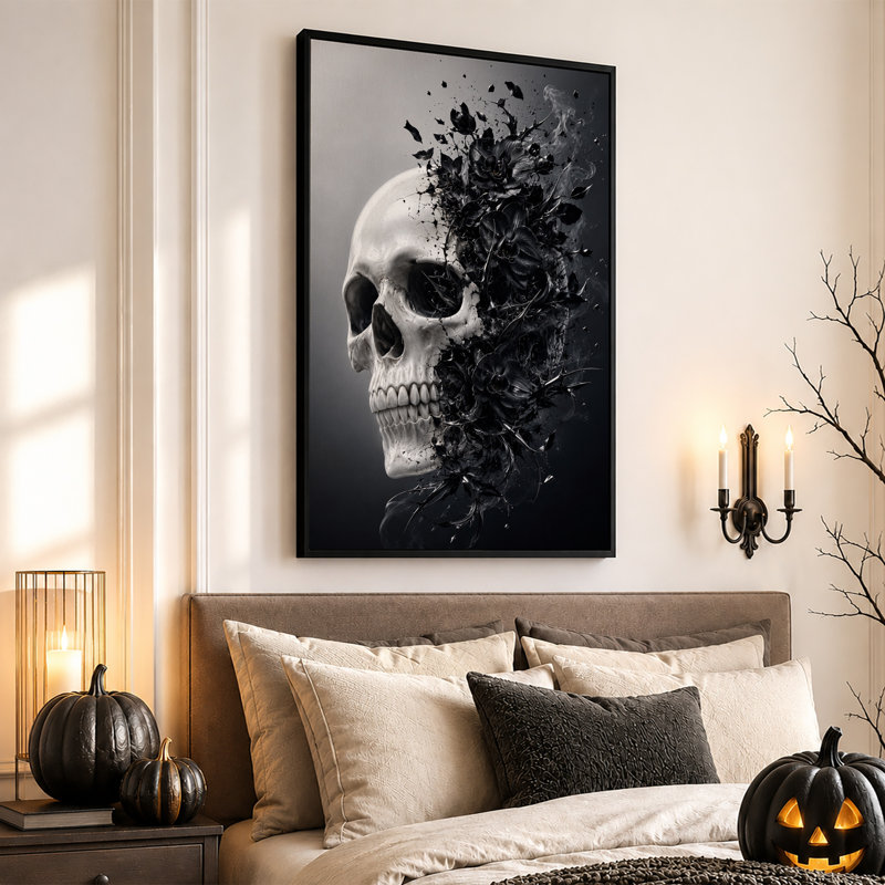 Art mural sur toile Halloween, H 24 po x l 16 po