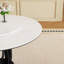 Table de salle à manger durable en pierre frittée 59 pouces avec plateau tournant rotatif pour cuisines et salles à manger modernes-582982551