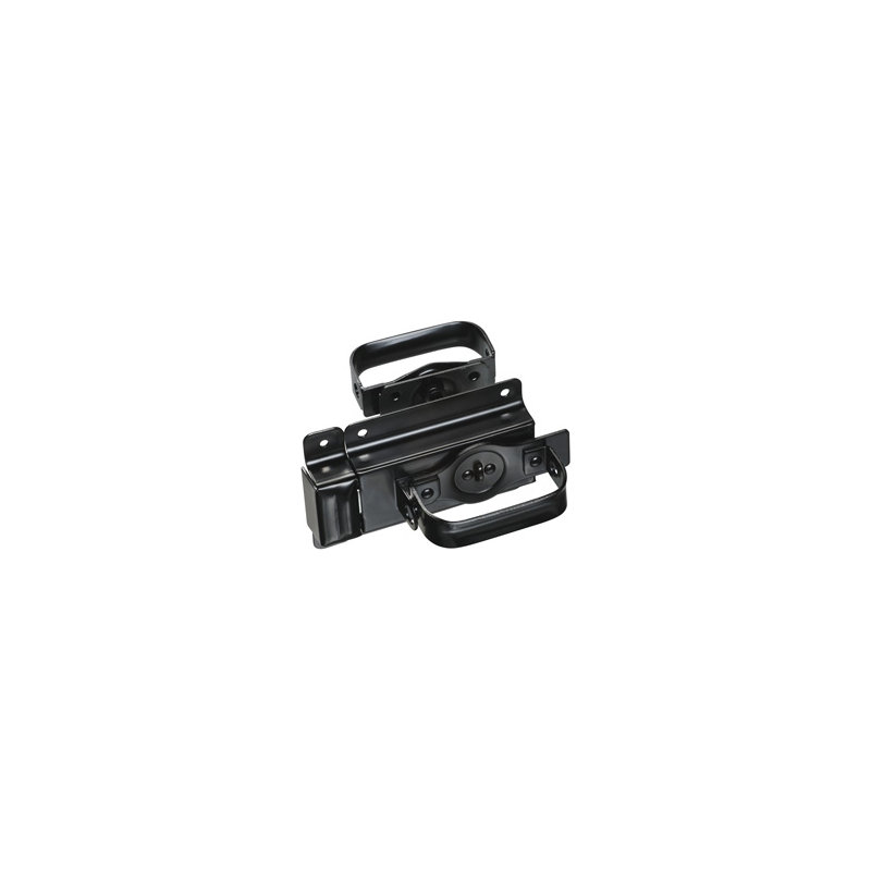 Loquet de porte pivotant, Noir
