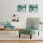 Lost Into The Blue - Mid-Century Upholstered Slipper Chair