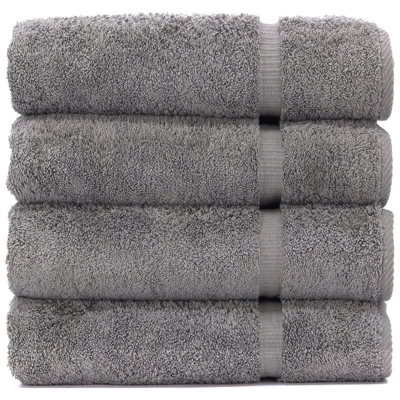 Super Plush Bath Towel, Gray