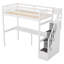 Lit mezzanine avec escalier de rangement et bureau intégré-822288603
