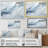Grey And Blue Glacier Charm Liquid Art - Glacier Wall Art-688168181-688168180-731392564