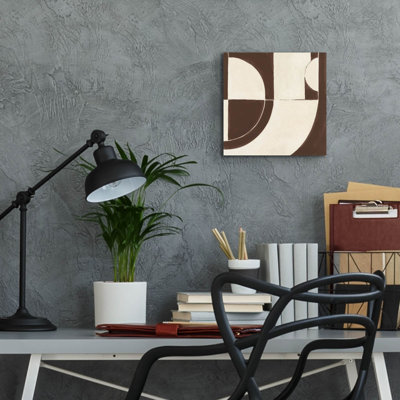 «Laid Chocolate Brown» par Danhui Nai, art mural en verre acrylique