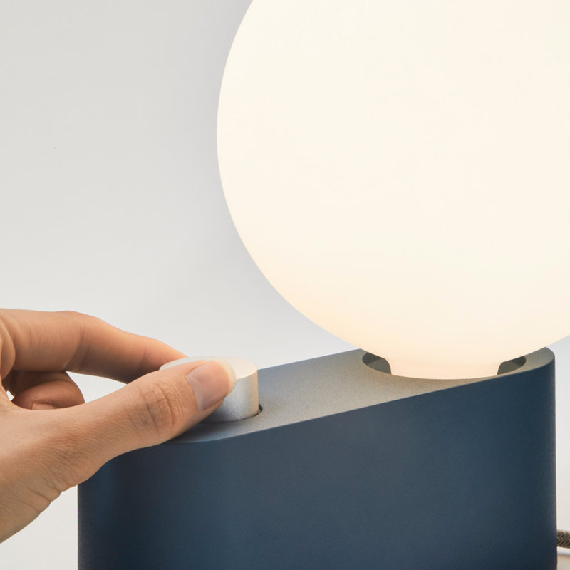 Lampe sphérique 8,6 po Sphere IV, Bleu saphir