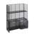  Onyx 79cm 3 Shelves Unit with 2 Storage Bins