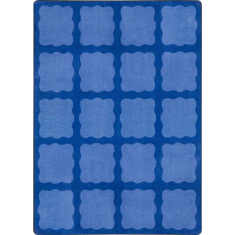 Simply Squares by Joy Carpets Area Rug, Rectangle 5'4" x 7'8"