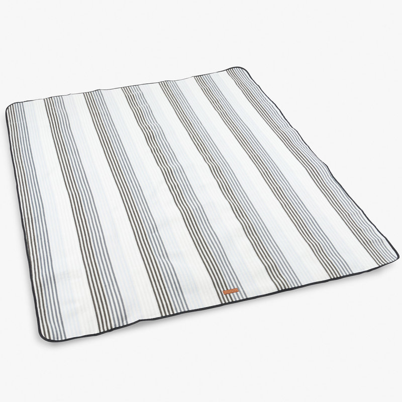 XL Picnic Blanket, White & Grey