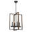 4 - Light Steel Dimmable Retro Industrial Chandelier-1485703864