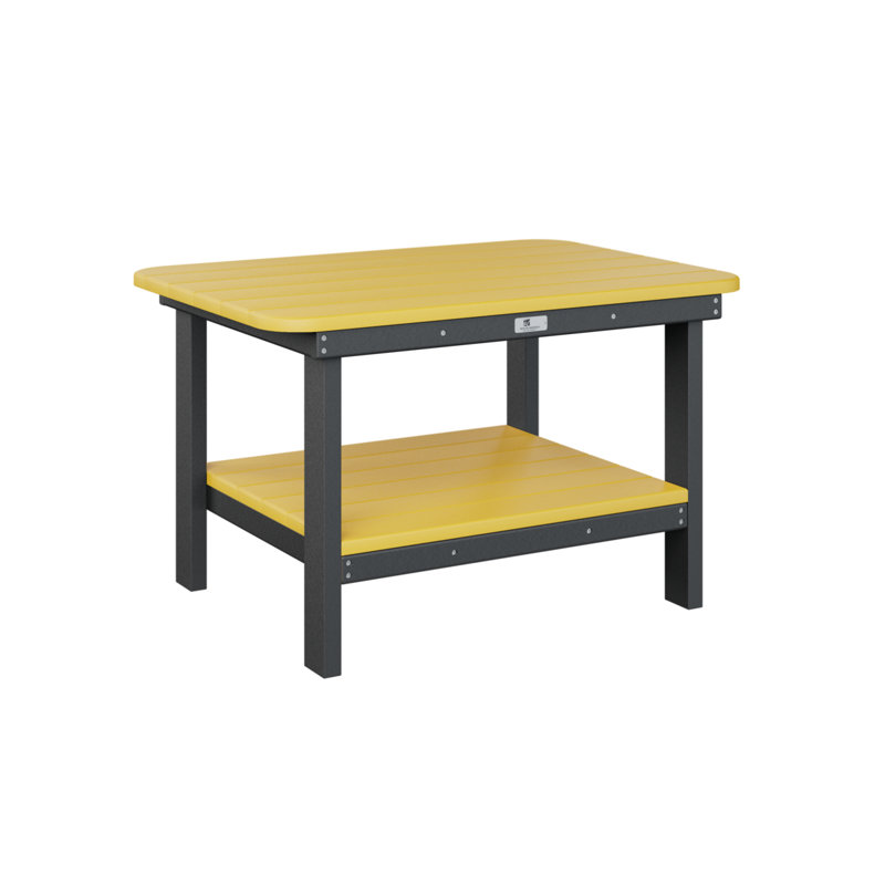 Table basse Berlin Gardens, Noir, Jaune soleil levant